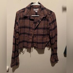 Carhartt Checkered Shirt in Brown and Navy
